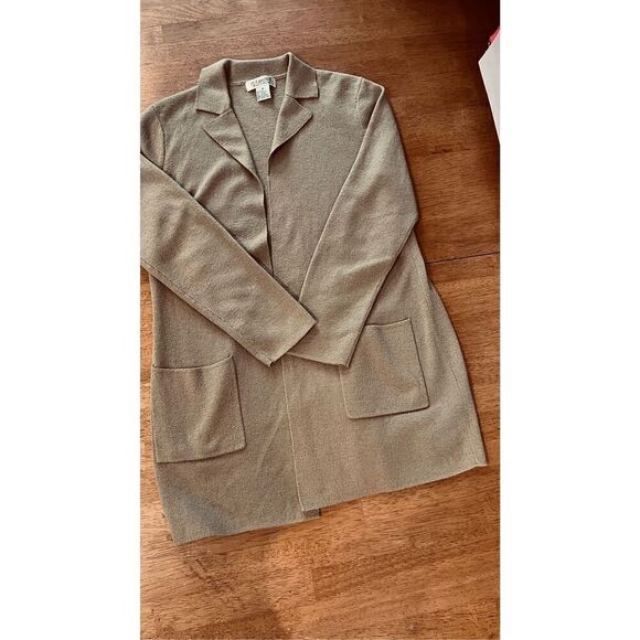 Due Per Due Beige Womens Knit Blazer Jacket Size M - Picture 3 of 8